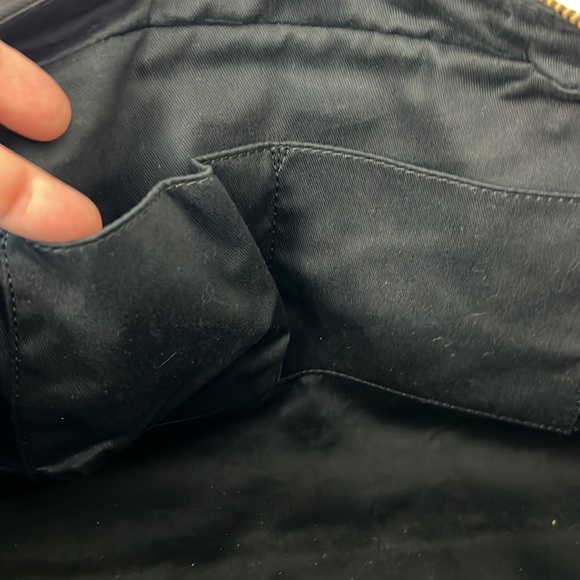 Fossil Black Leather Leopard Cheetah Print Handbag Satchel - Picture 16 of 16